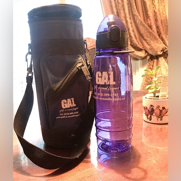 NEW Golf-A-Round Travel Water Bottle &
Matching Bag - Picture 1 of 4